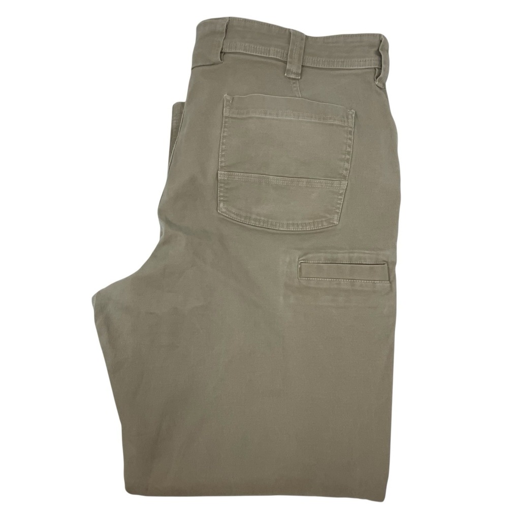 Duluth Trading Company Mens Sizes 42x32 Golden Brown Tan Flex Firehose Pants